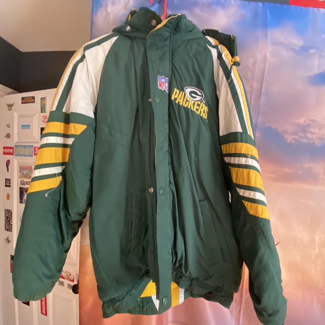 GREEN BAY PACKERS STARTER JACKET SIZE LARGE TRUE TO Depop