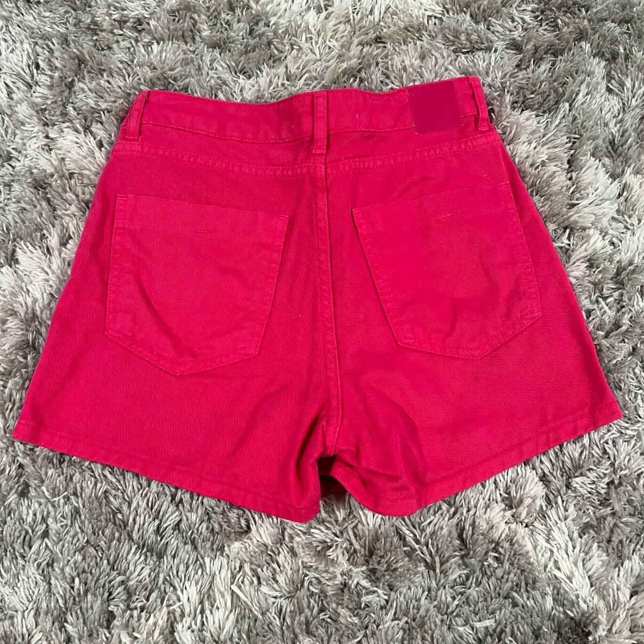 Zara Pink Denim Wrap Skort Size XS Worn once,... Depop