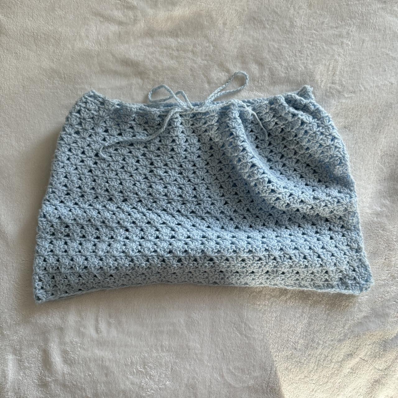 Light blue skirt yarn hotsell