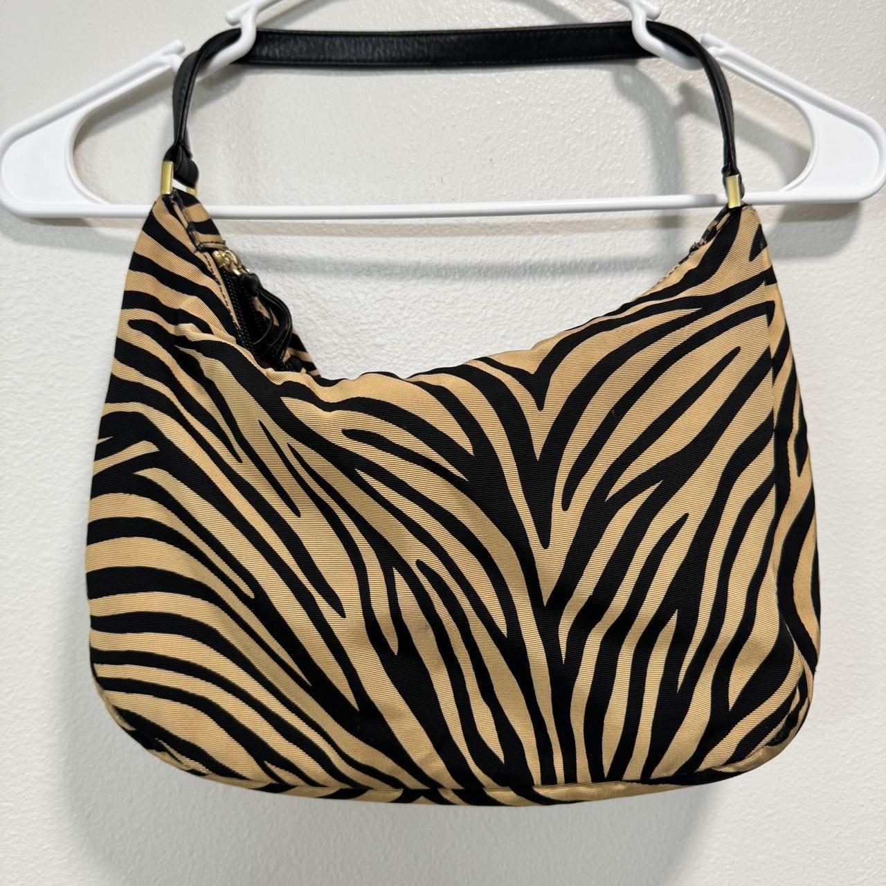 Kate spade medium tiger store stripped bag