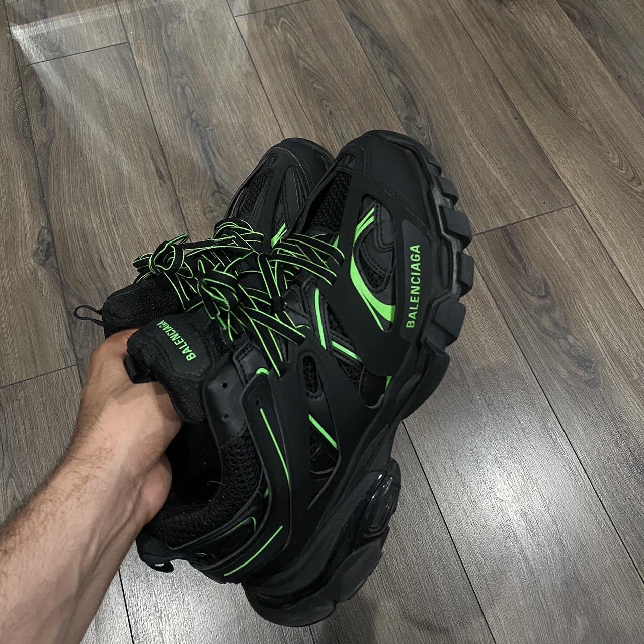 black green balenciaga runners
