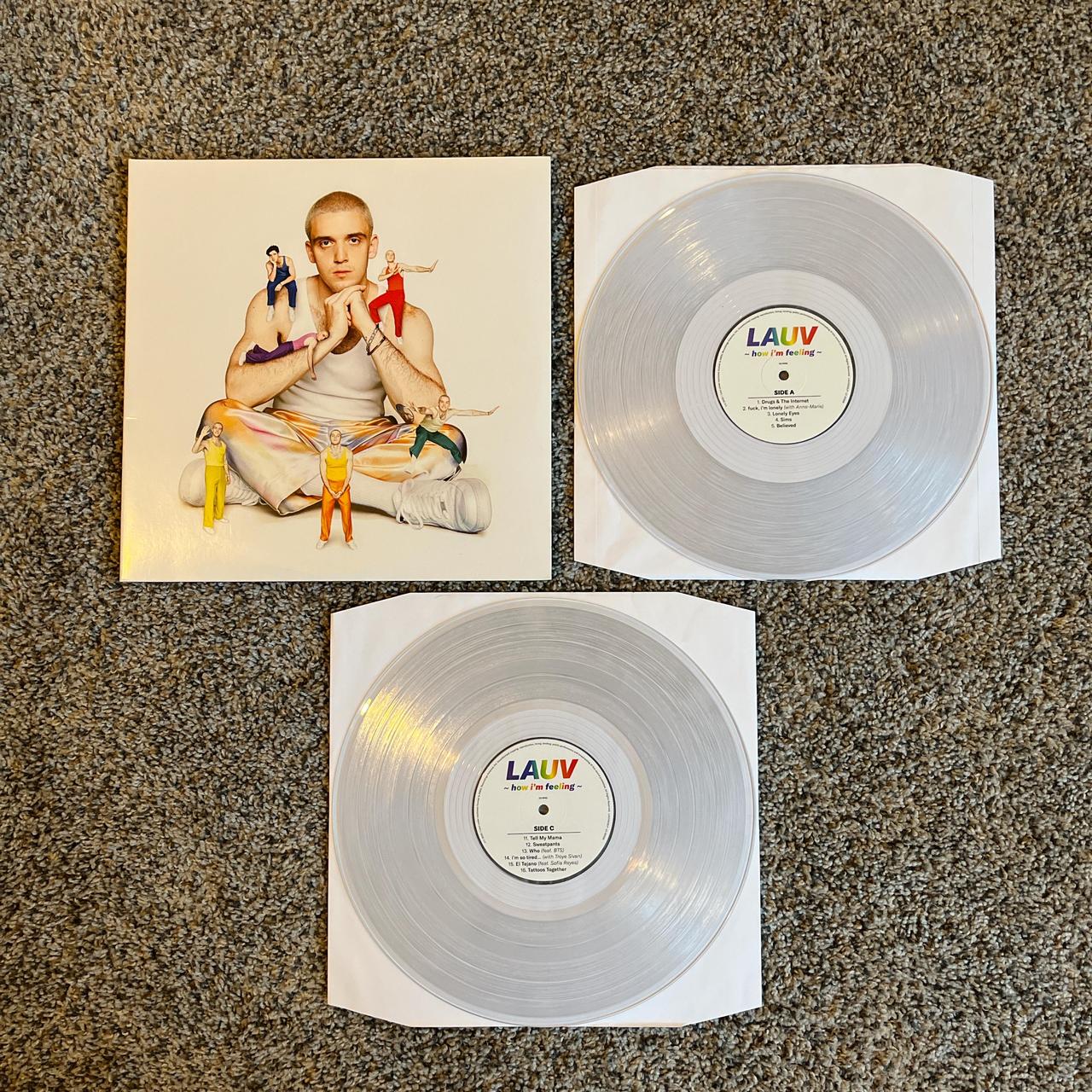 Lauv “How I’m Feeling” Walmart Exclusive LP on Clear... - Depop