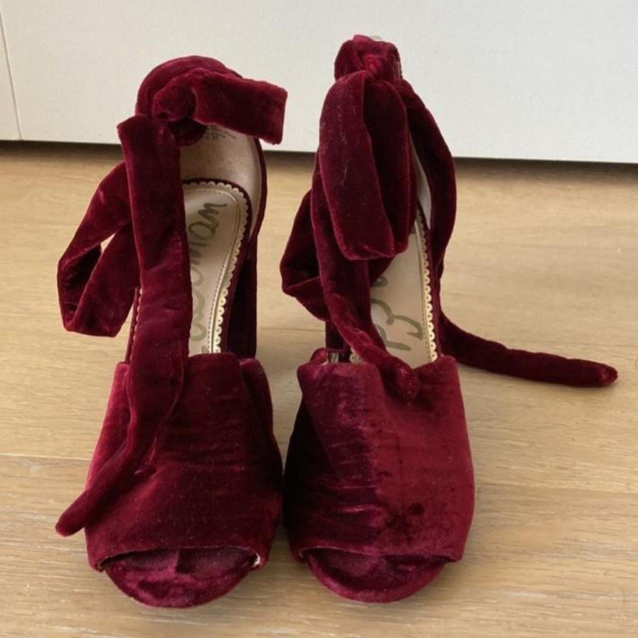 Sam edelman sale pink velvet heels