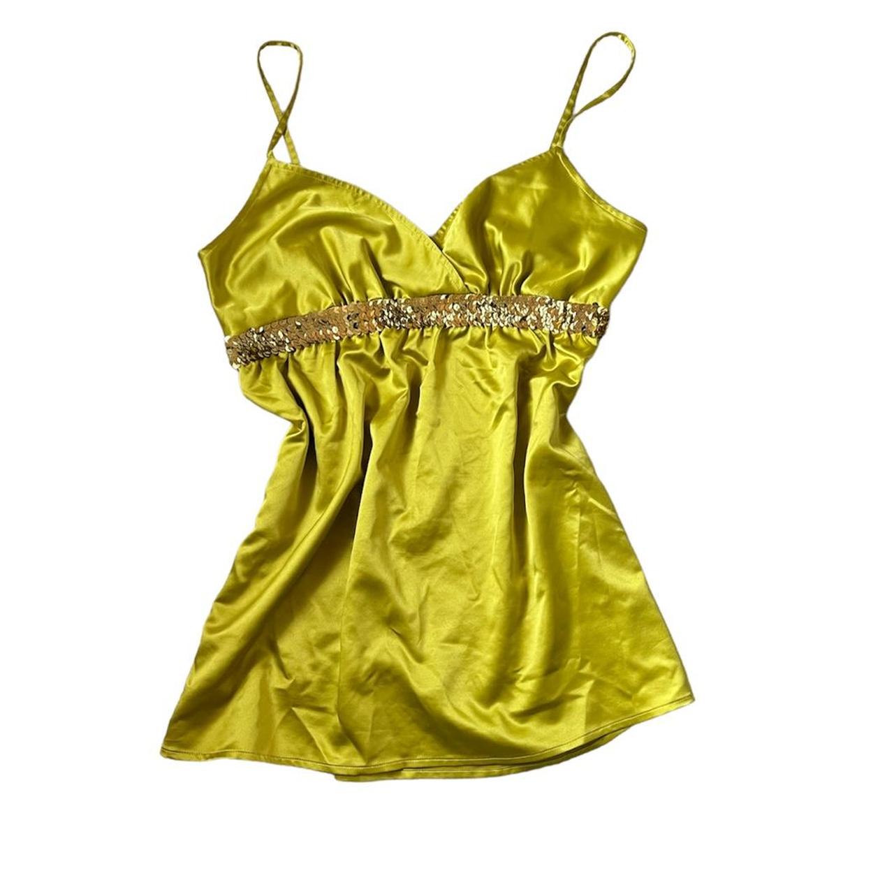 Women's Green and Khaki Vest Depop