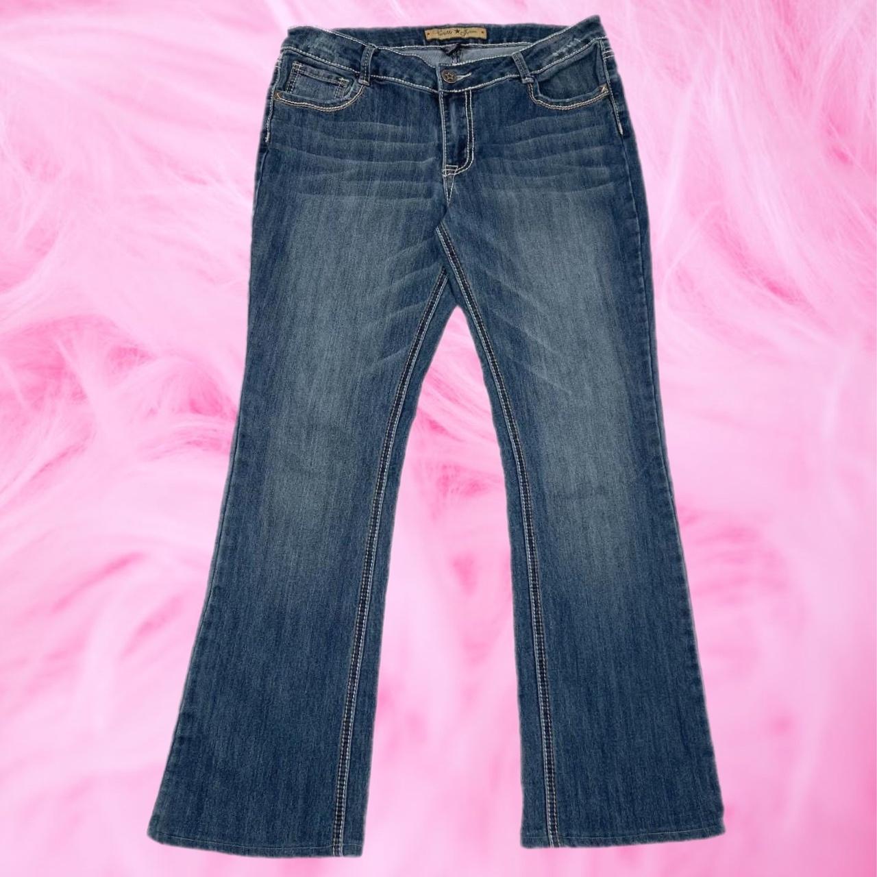 Vintage Vanilla Star mall goth flare jeans • Women's... - Depop