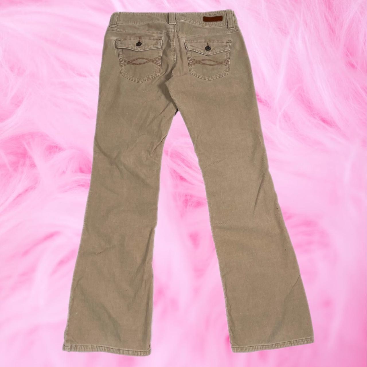 Vintage Abercrombie & Fitch corduroy low rise flare... Depop