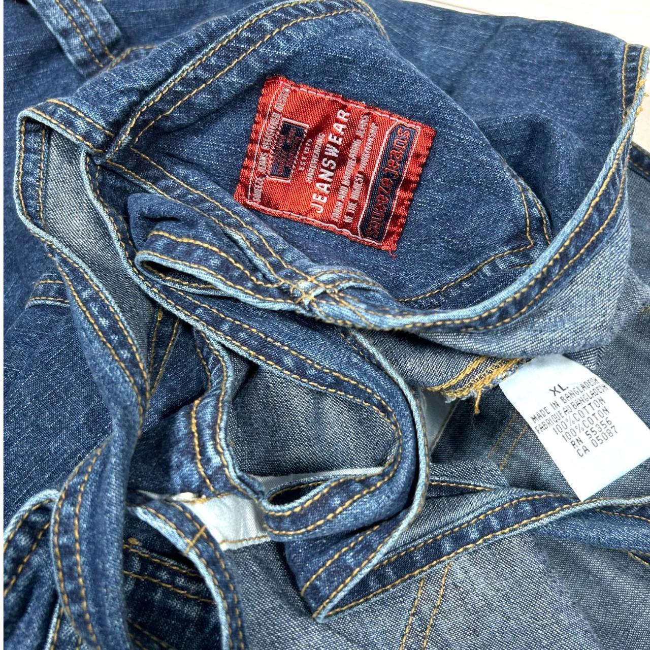 Vintage Squeeze Jeans cargo denim carpenter cropped... - Depop