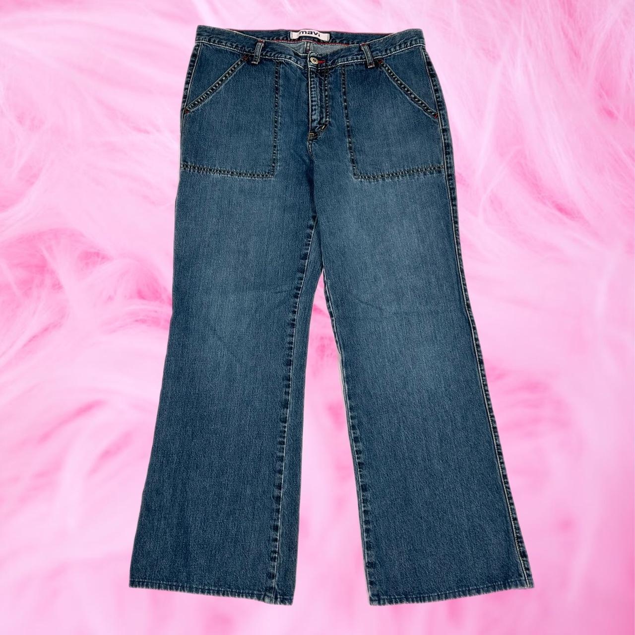 Vintage Mavi low rise cargo flare jeans • Women's... - Depop