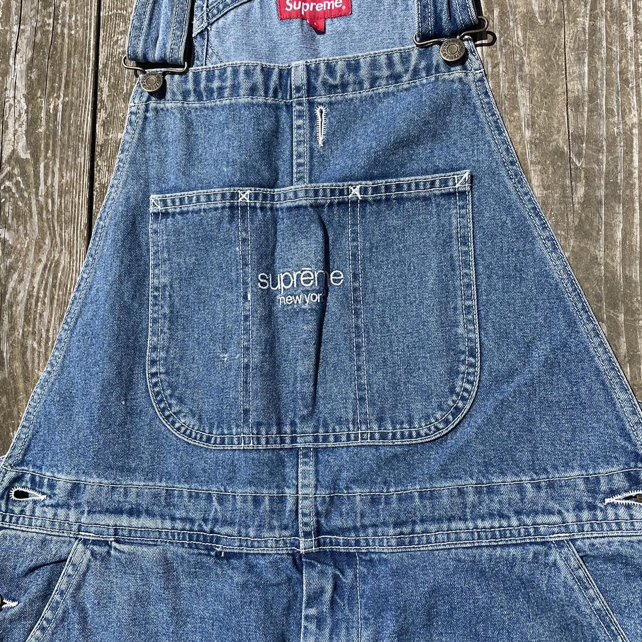 い*う様 supreme jacquard logos denim overal Jacquard Logos Denim Overalls – Supreme