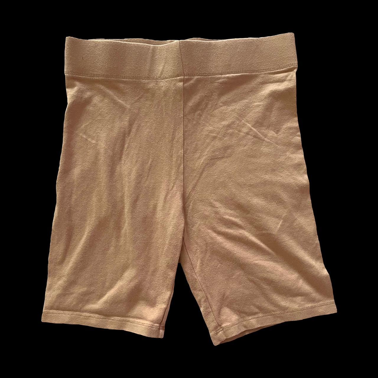 🤍 forever 21 nude cotton biker shorts