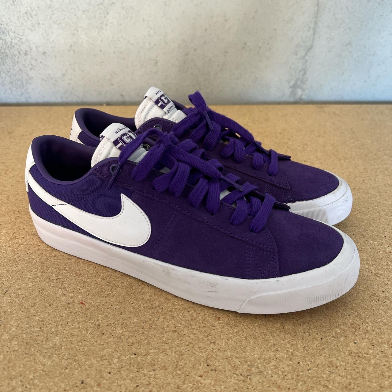 mens nike blazers purple
