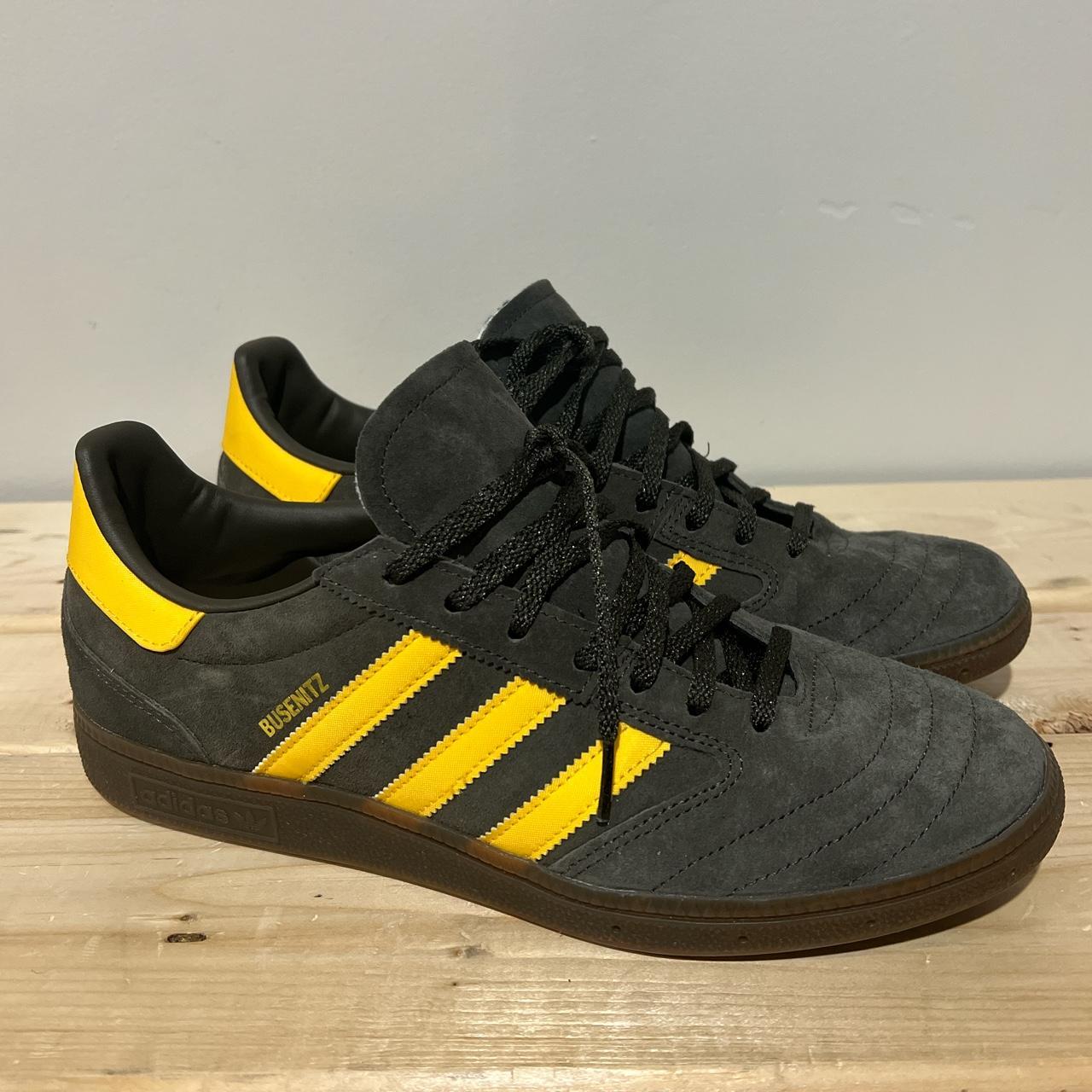 Adidas Men's Green and Yellow Trainers | Depop