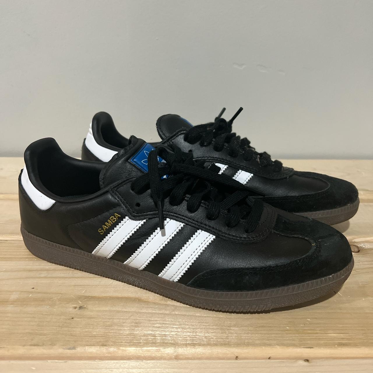 Adidas Men's Black and Brown Trainers | Depop