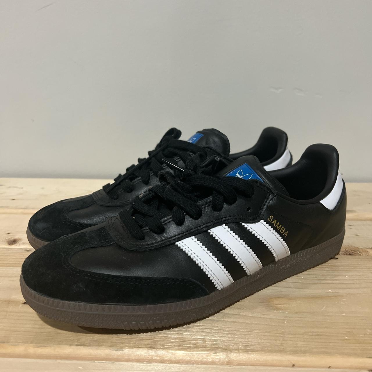 Adidas Men's Black and Brown Trainers | Depop