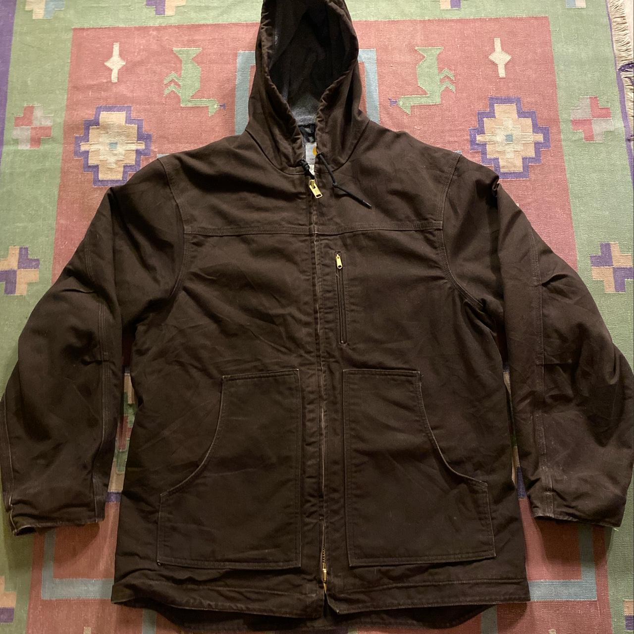 Carhartt Men's Brown Jacket | Depop