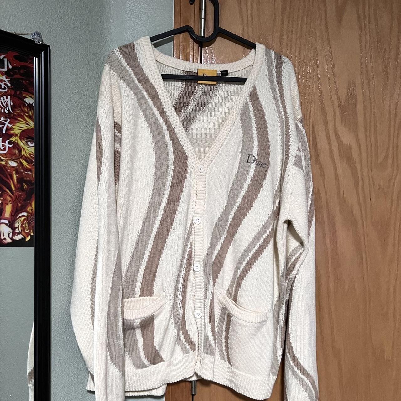 Dime Lightwave Knit Cardigan Size small worn 3 times - Depop