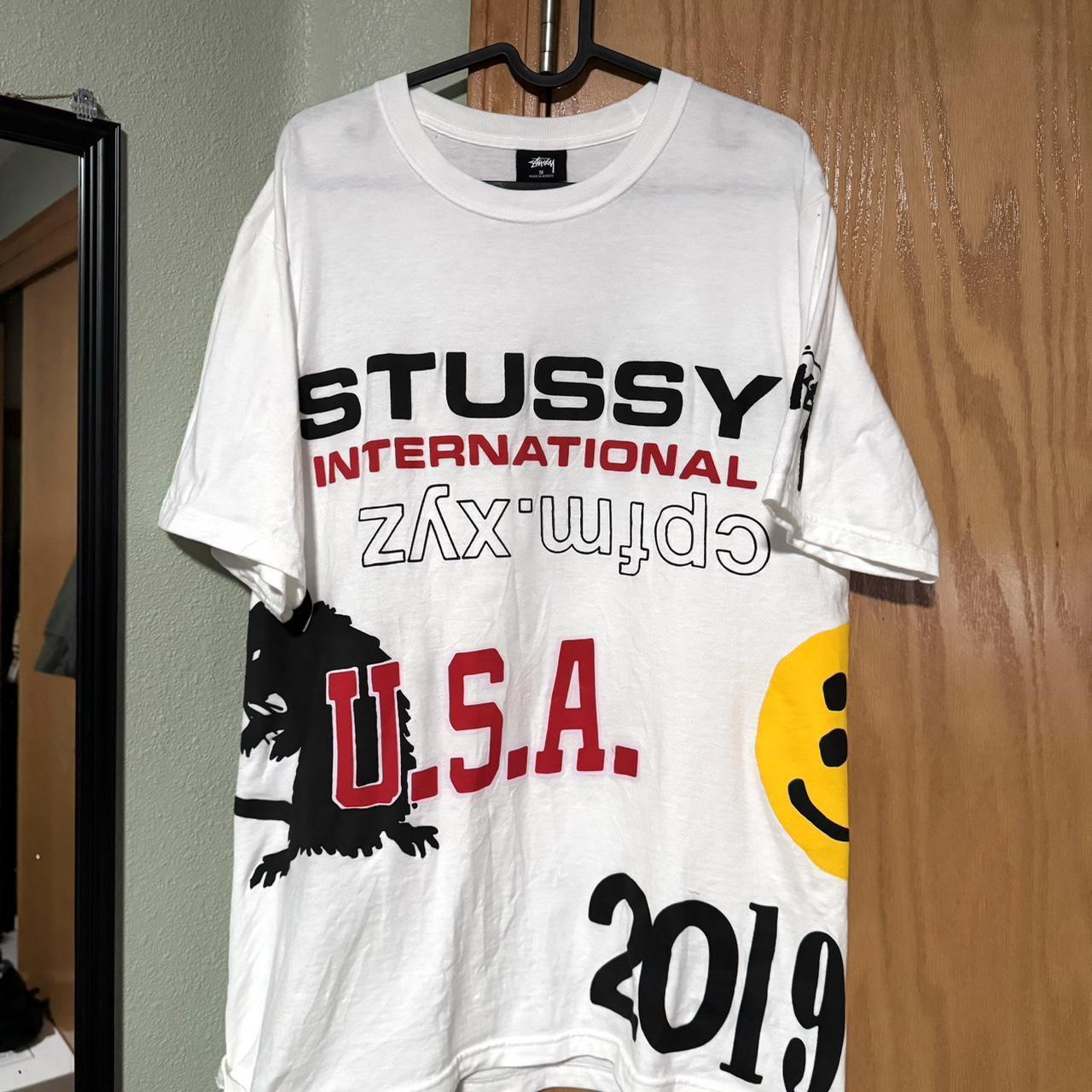 Stussy x Cactus Plant Flea Market USA 2019 Tee Size... - Depop