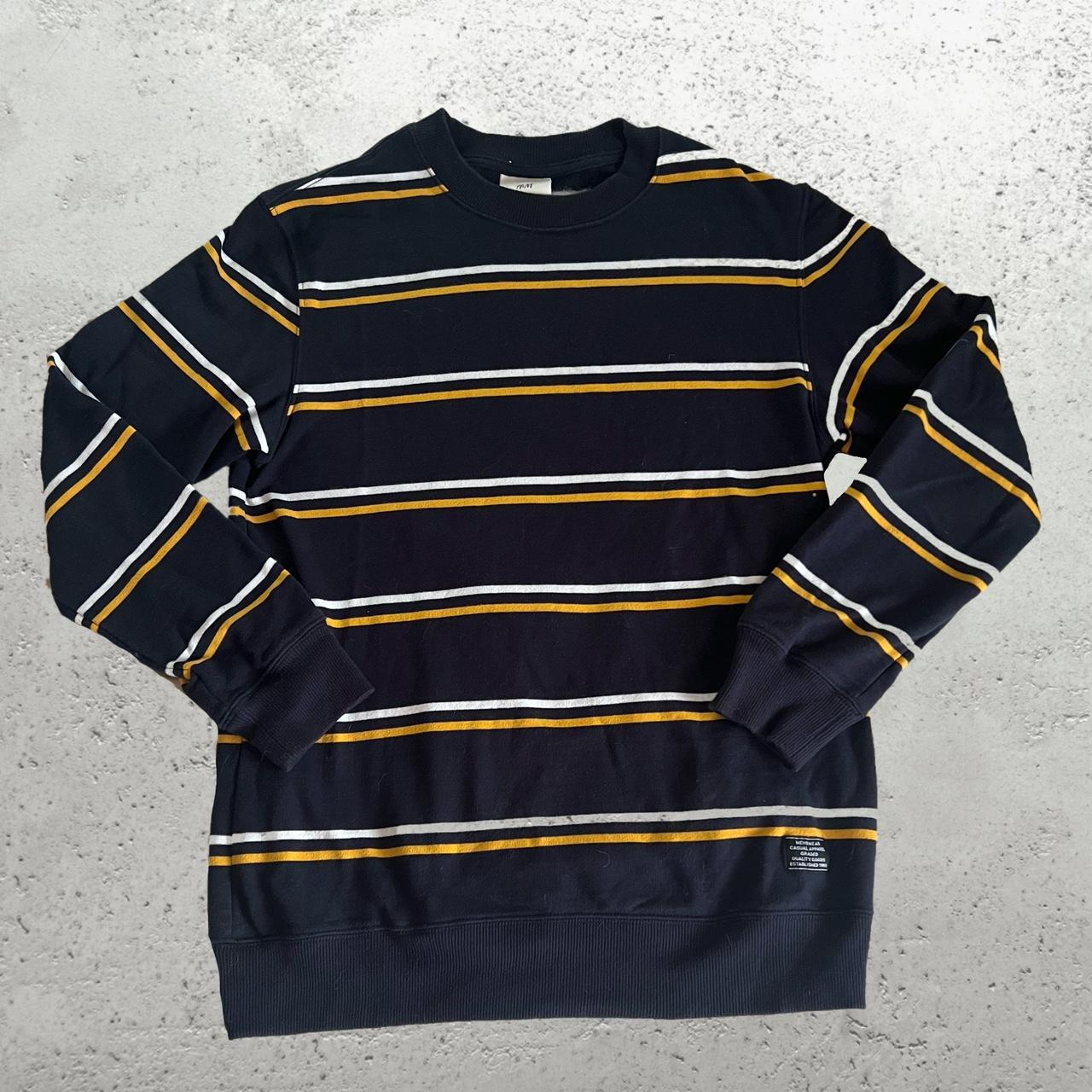 Sweater Outlet Navy White Striped Jumper Oversized Jumper Black And White  Striped Jumper H&m Striped