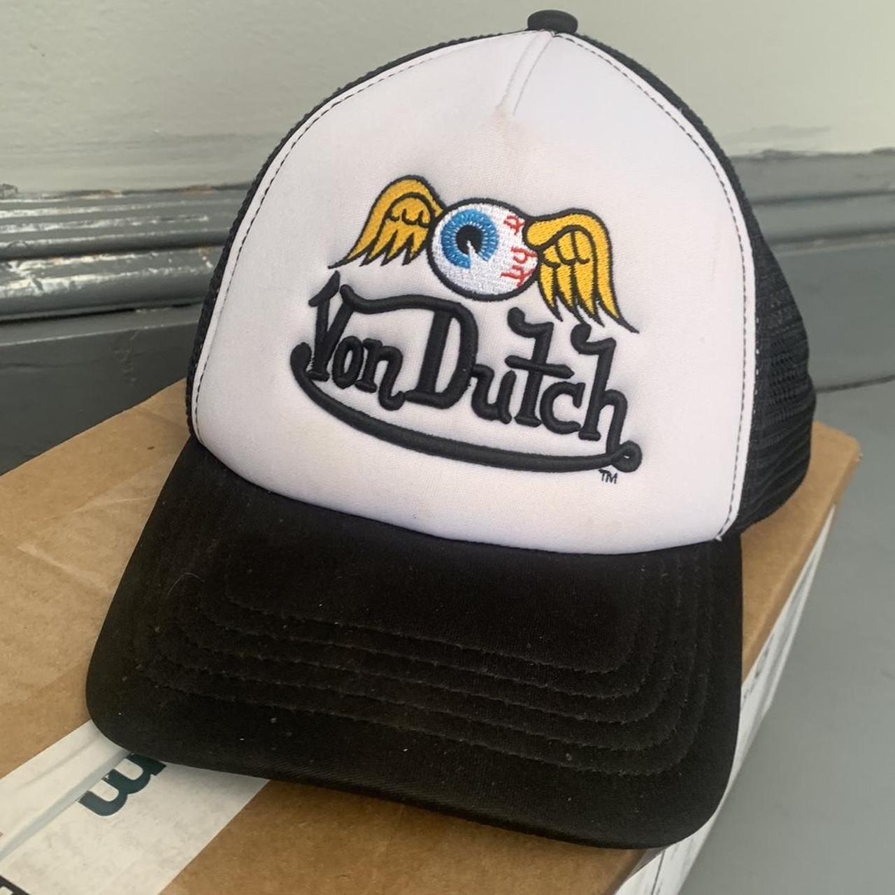 Von Dutch Flying Eyeball Trucker hat #vondutch #trucker - Depop