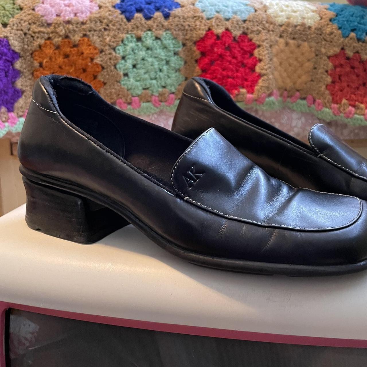 Anne Klein Women's Black Loafers | Depop