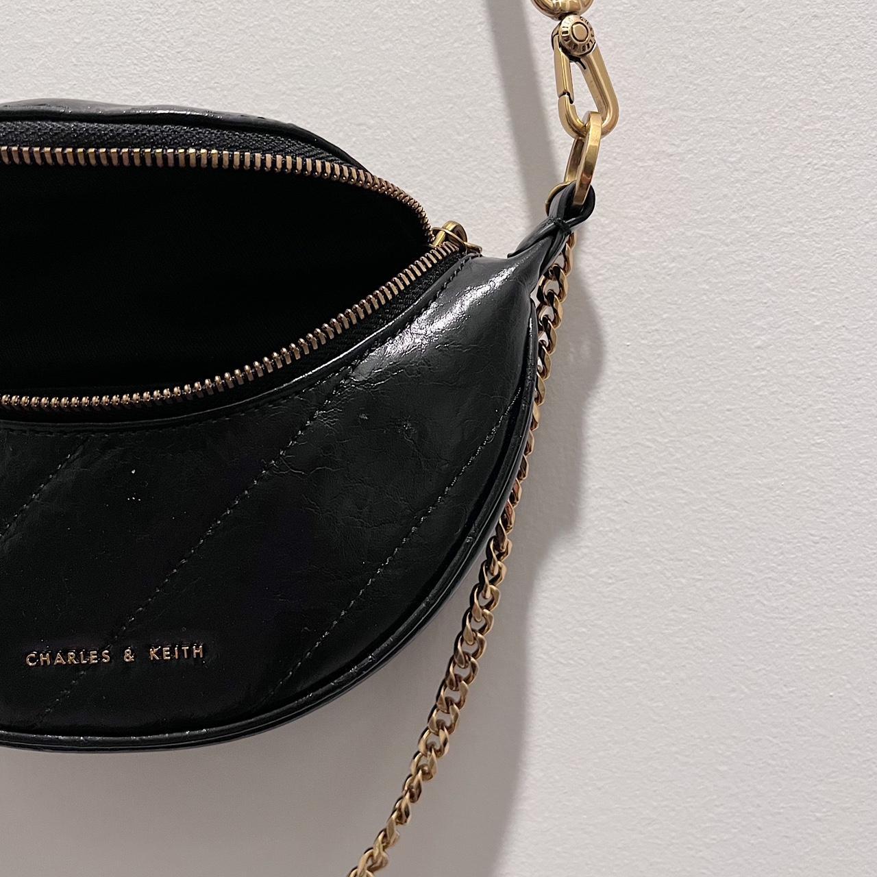 Charles & Keith Women's Black Bag | Depop