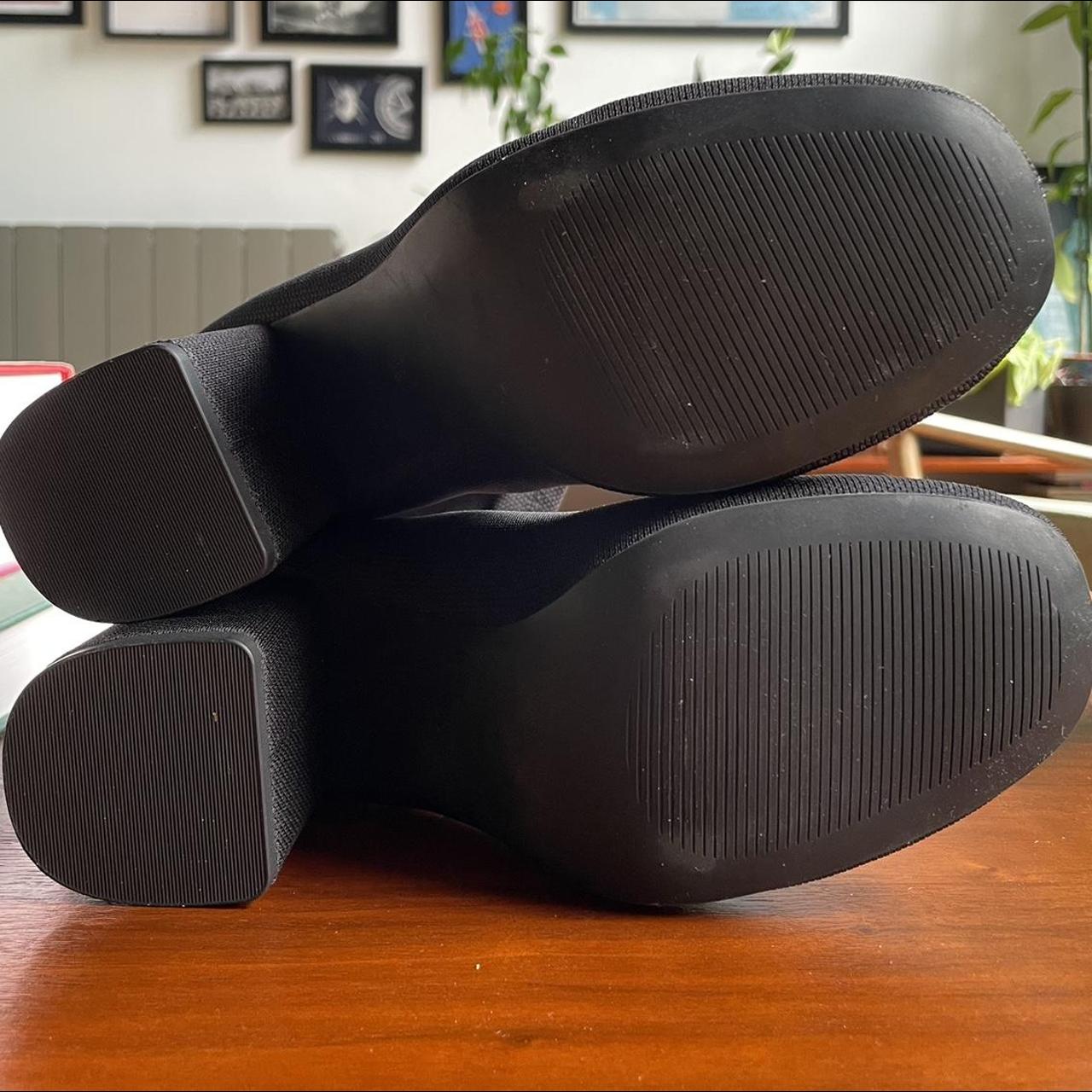 Midheeled ankle sock boots size 5 Brand new…... Depop