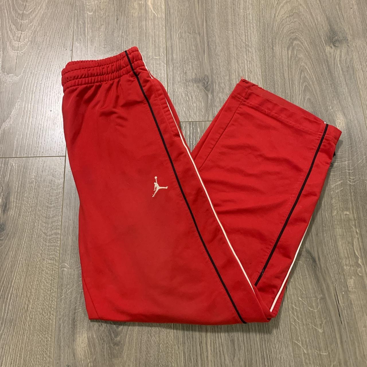 red jordan track pants item details: - boys... - Depop