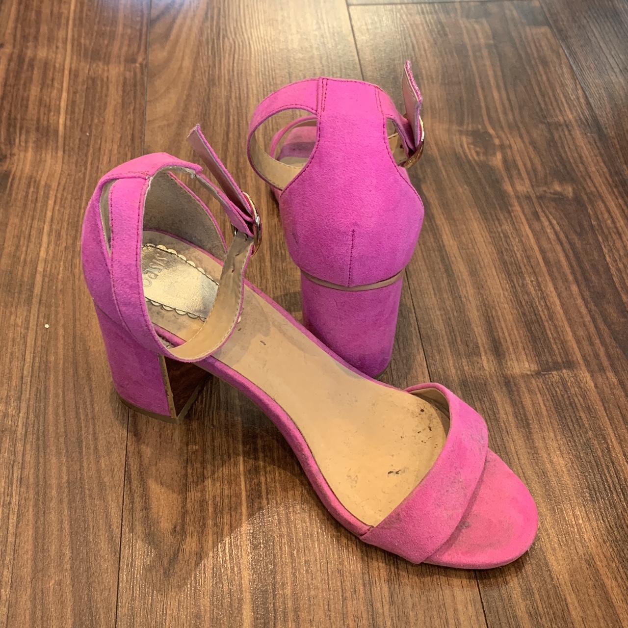 Oasis block clearance heel sandals