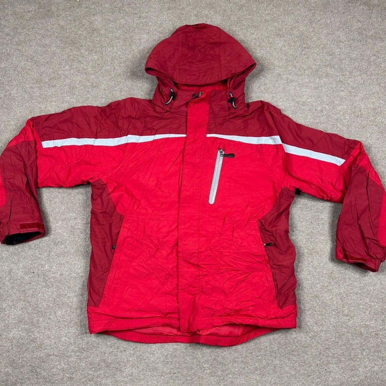 LL Bean Jacket Mens Size M Red Shell Windbreaker... - Depop