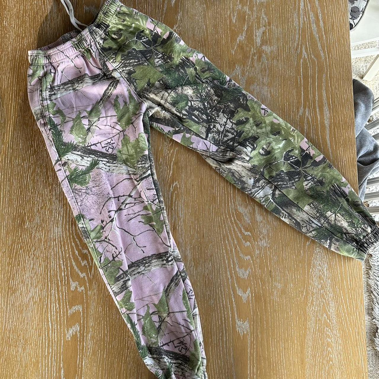 super cute pink camo sweats, purchased from coco... - Depop