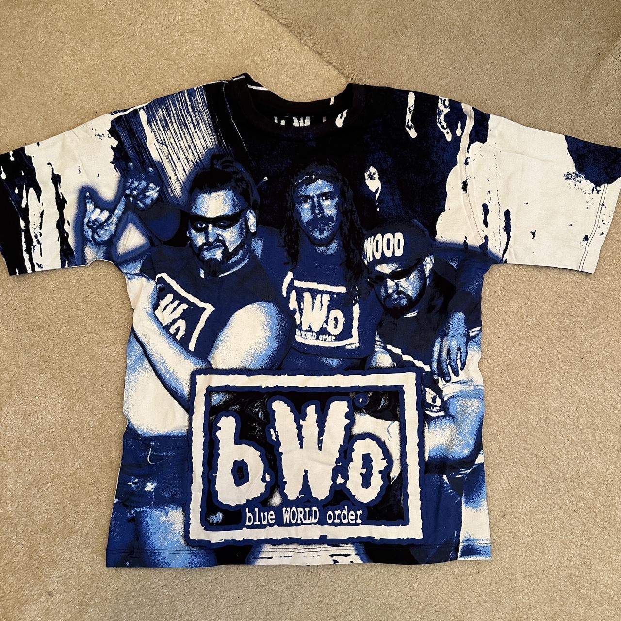 BWO BLUE WORLD ORDER ECW ALL OVER PRINT - Depop