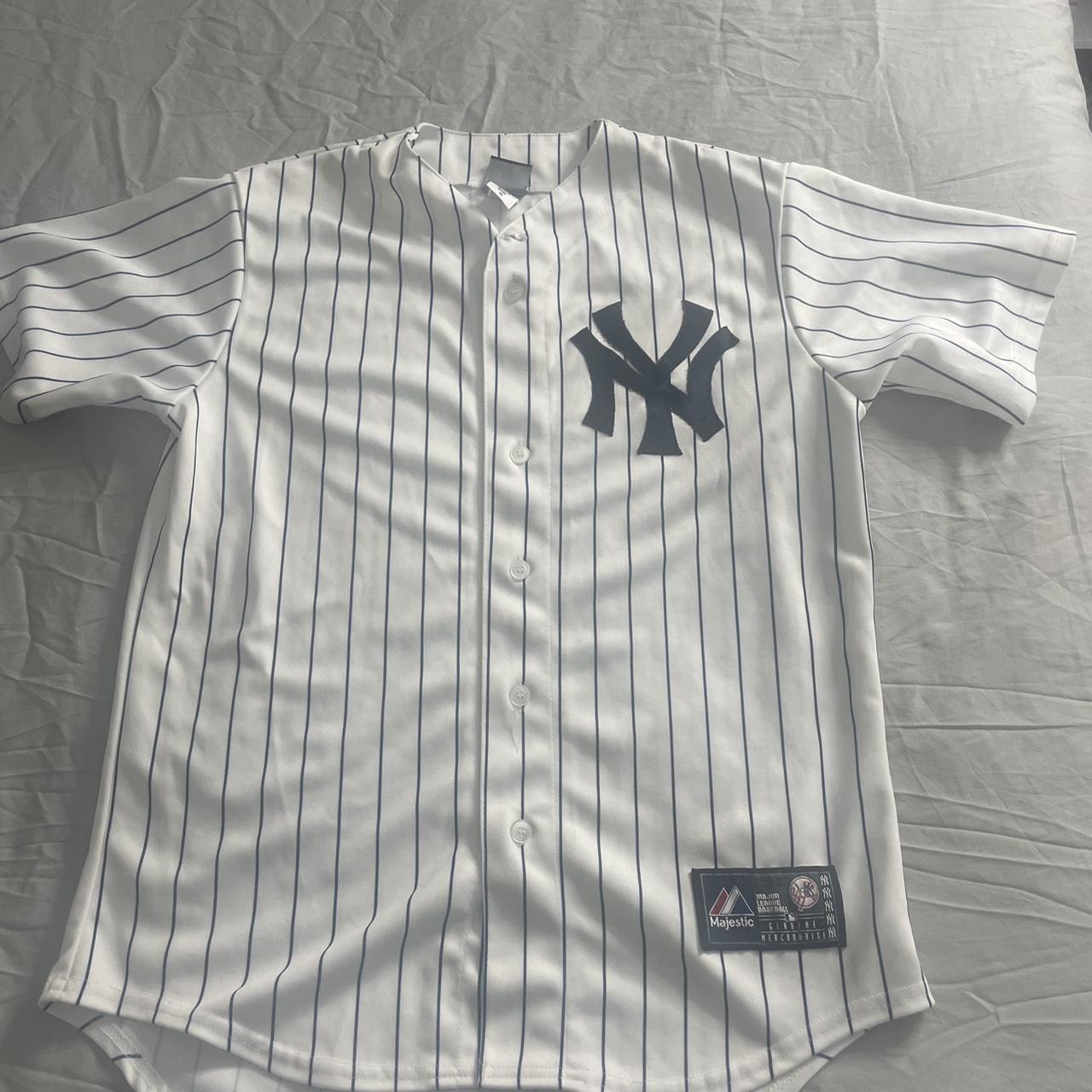 Y2K MLB New York Yankees Baseball Jersey Size Youth - Depop