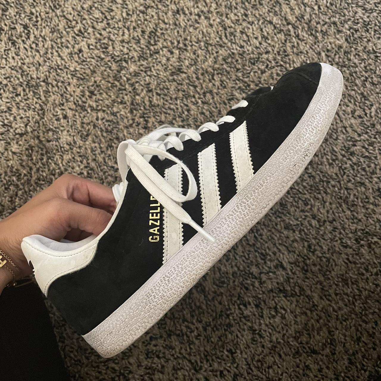 black and white gazelles mens
