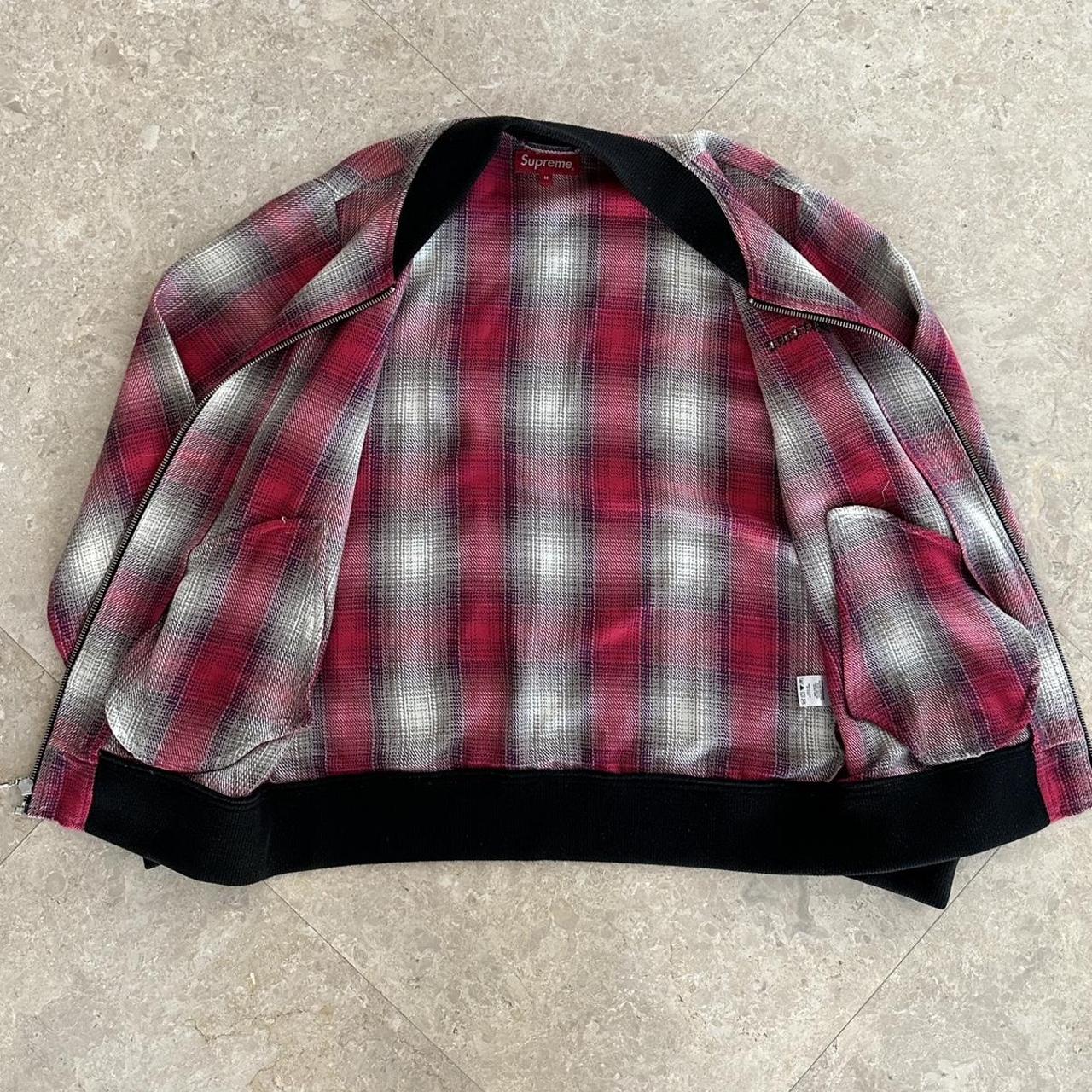 Supreme Shadow Plaid Bomber , SS16, Size Medium , Worn...