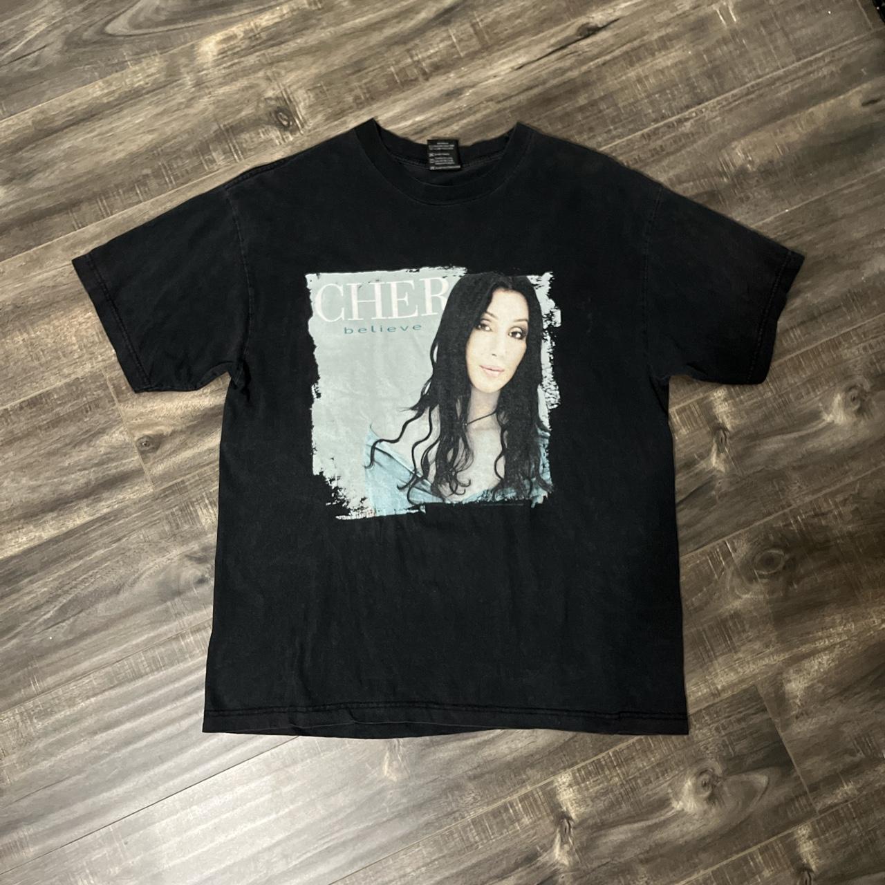 Cher 1999 Believe Tour Vintage T-Shirt Size L P2P:... - Depop