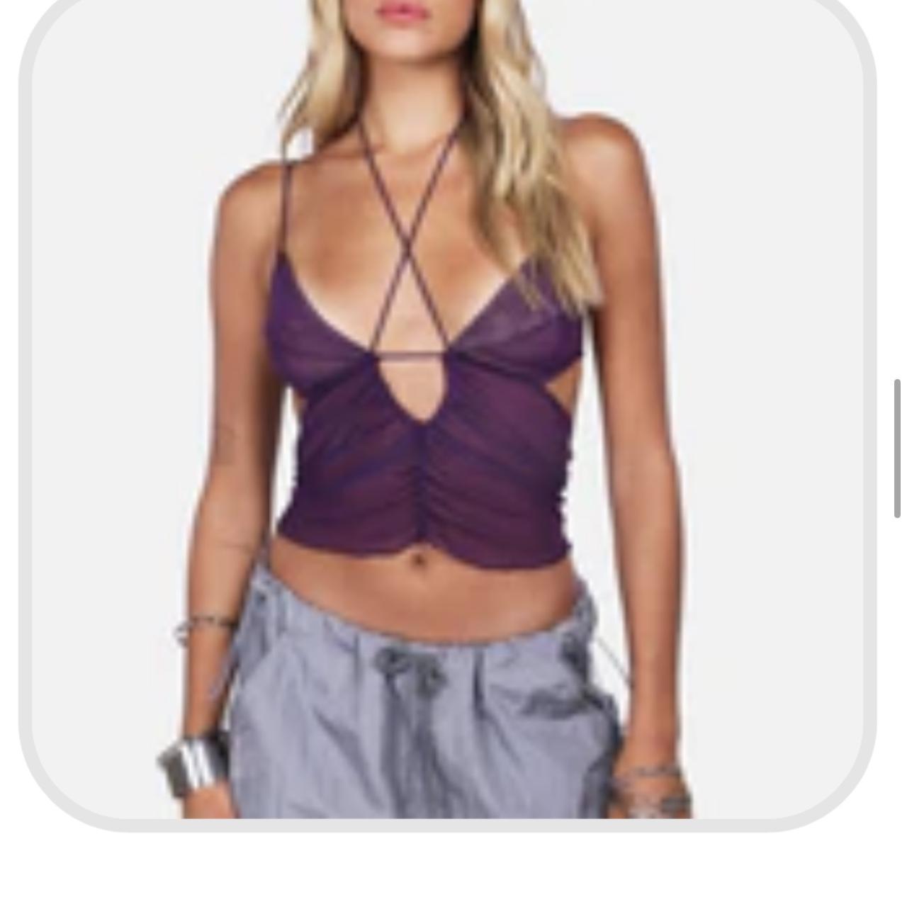 Purple going out Adika top! Love this top! Depop