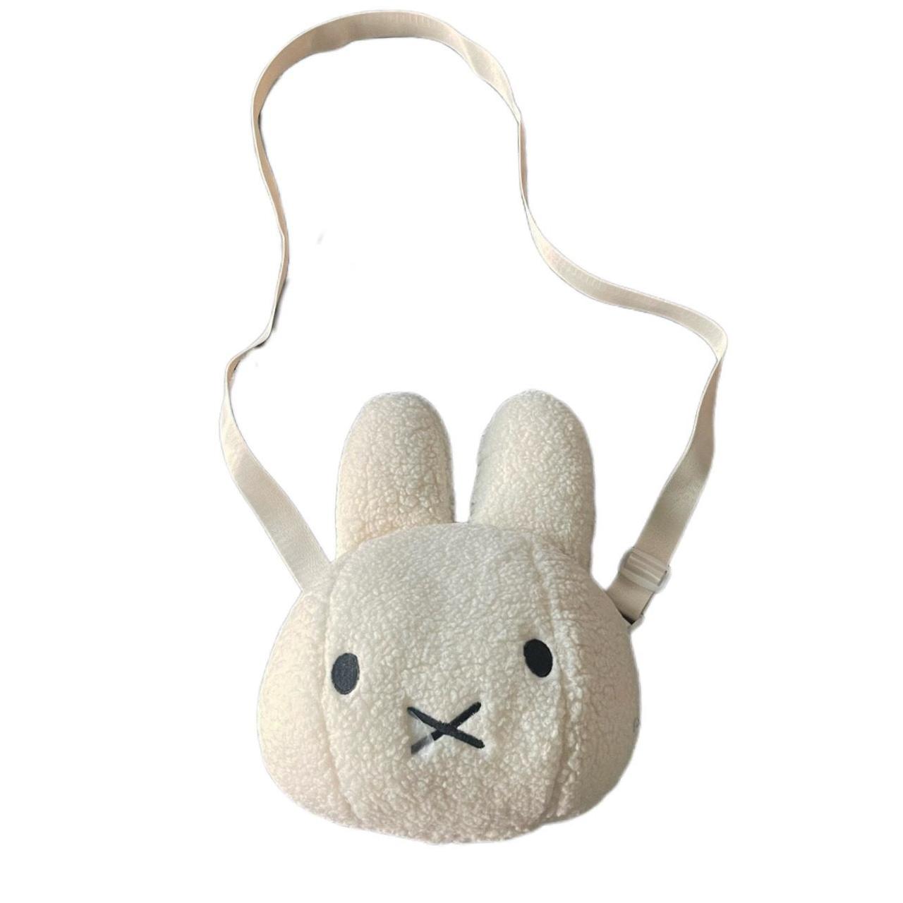 miffy plushie cross body bag with zipper. can’t fit... - Depop