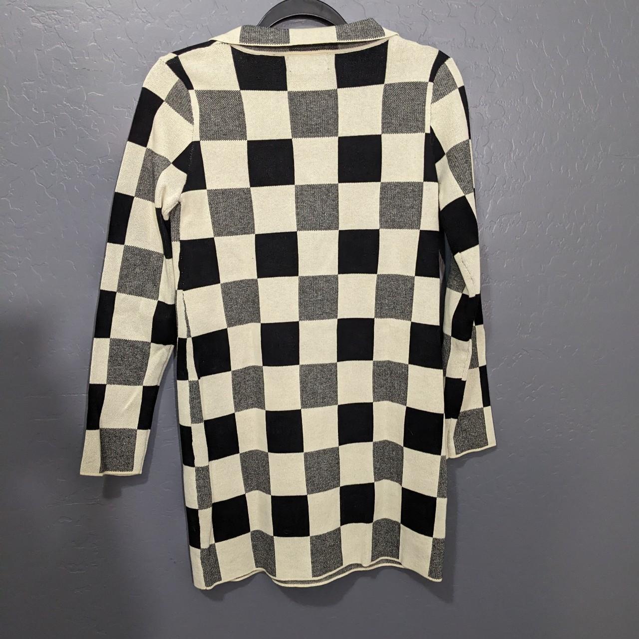 Shop Cider Checkered Plaid collared dress NWOT Cider... Depop