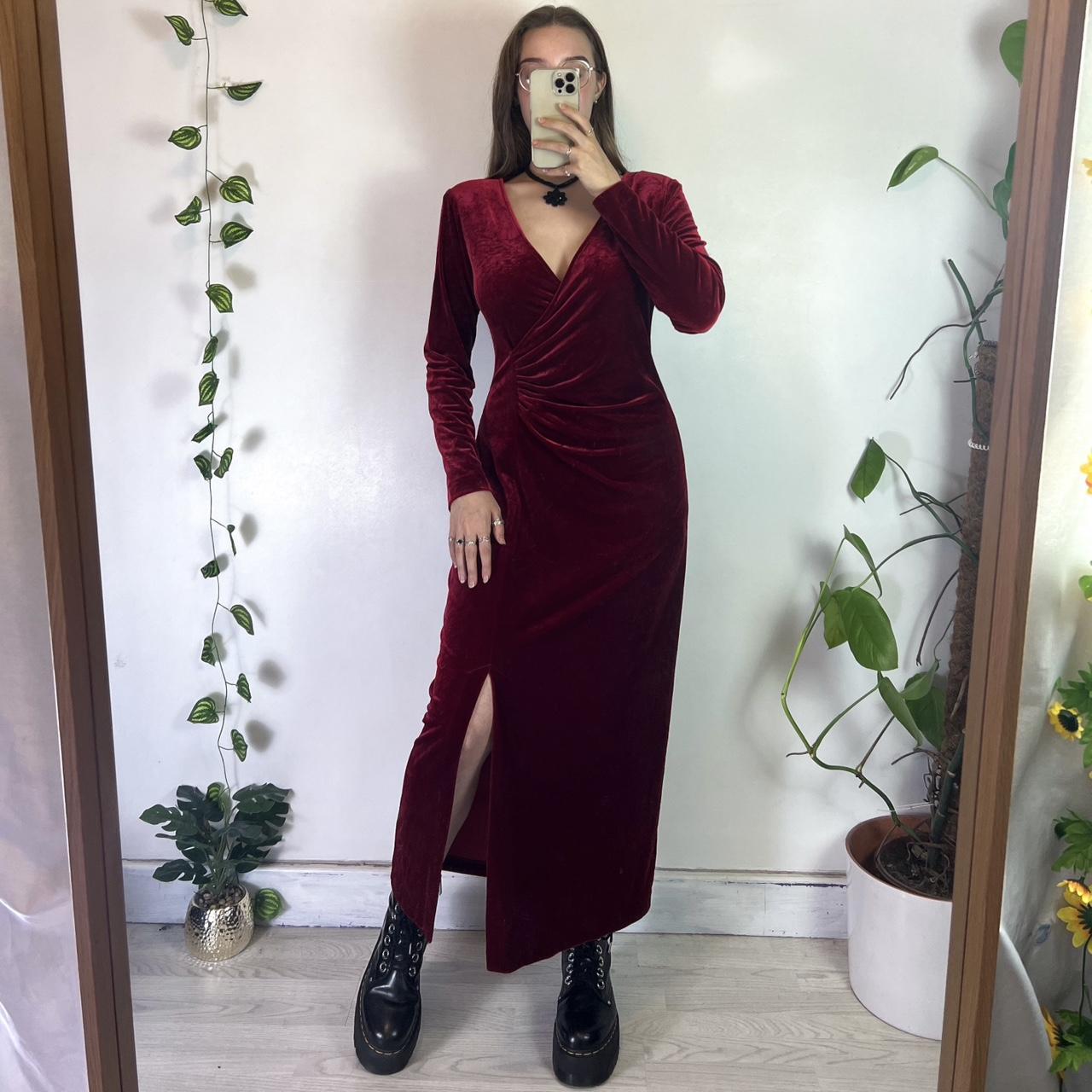 the most incredible vintage 90s maxi dress by. Depop