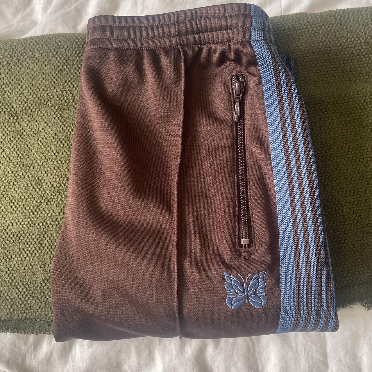 Needles Men's Brown and Blue Joggers-tracksuits | Depop