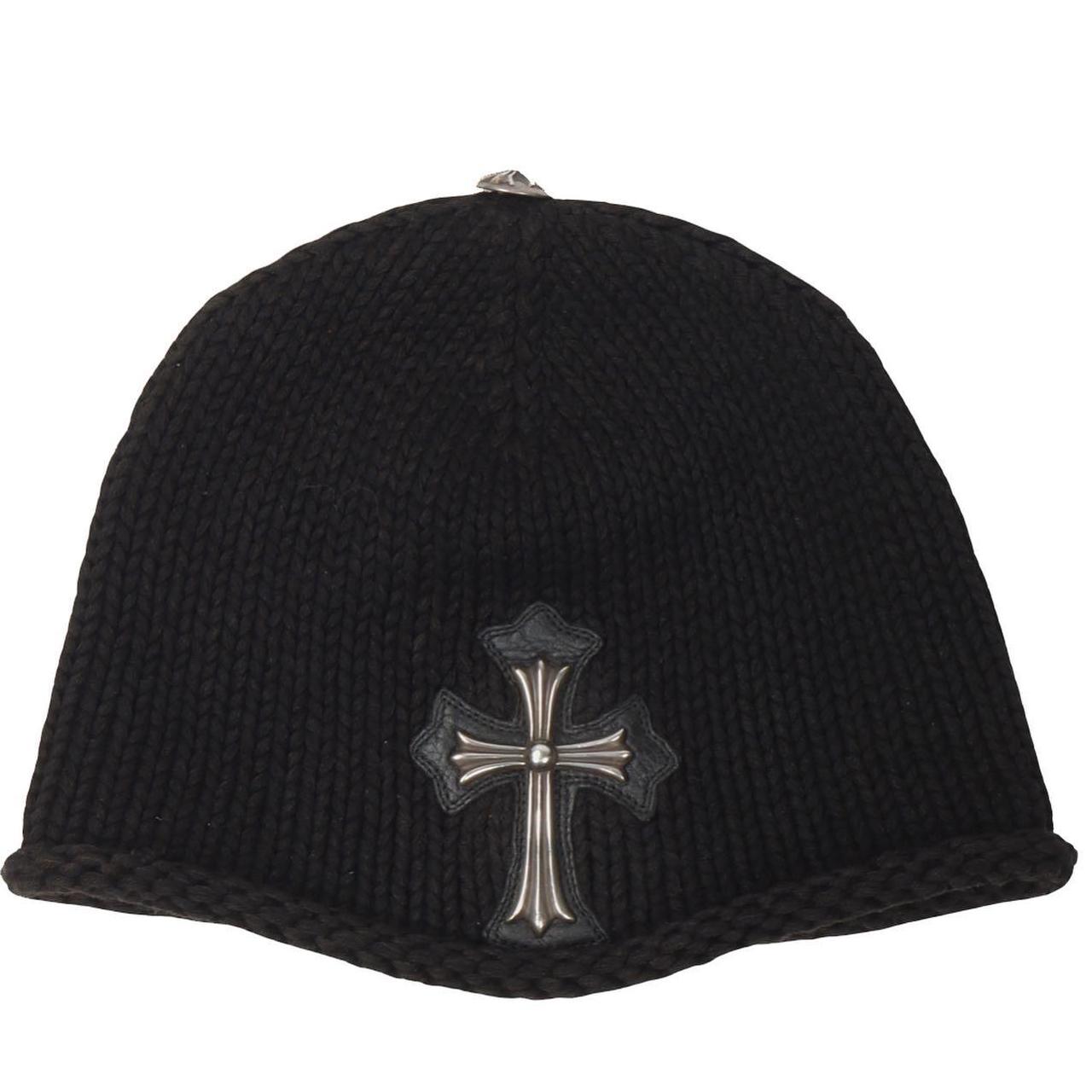 Chrome Hearts Cashmere Cemetery cross beanie | Depop