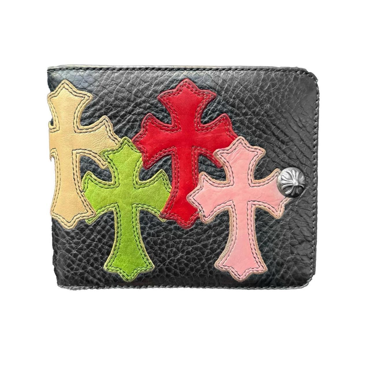 小物 Chrome Hearts 1 Zip Wallet Cross Ball Chrome Hearts Cross Ball Wallet Chain Sterling Silver | eBay