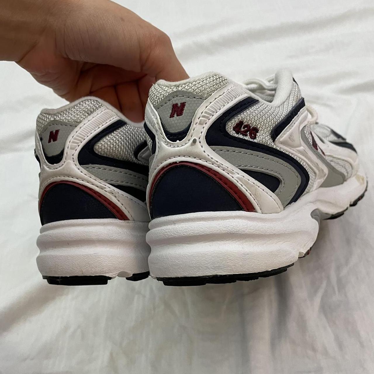New Balance dad sneakers • size 8 • one spot of... - Depop