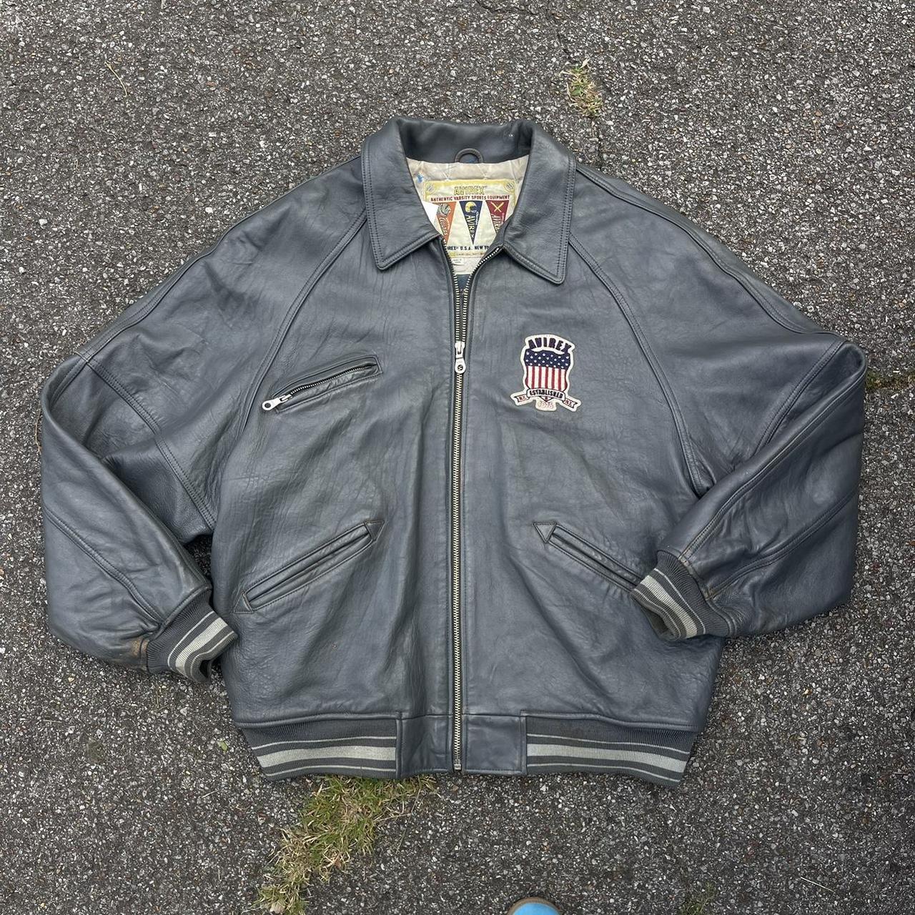 Avirex bomber jacket Vintage Avirex bomber jacket,... - Depop