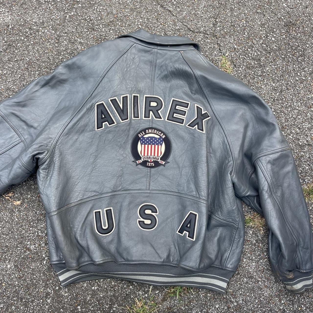 Avirex bomber jacket Vintage Avirex bomber jacket,... - Depop