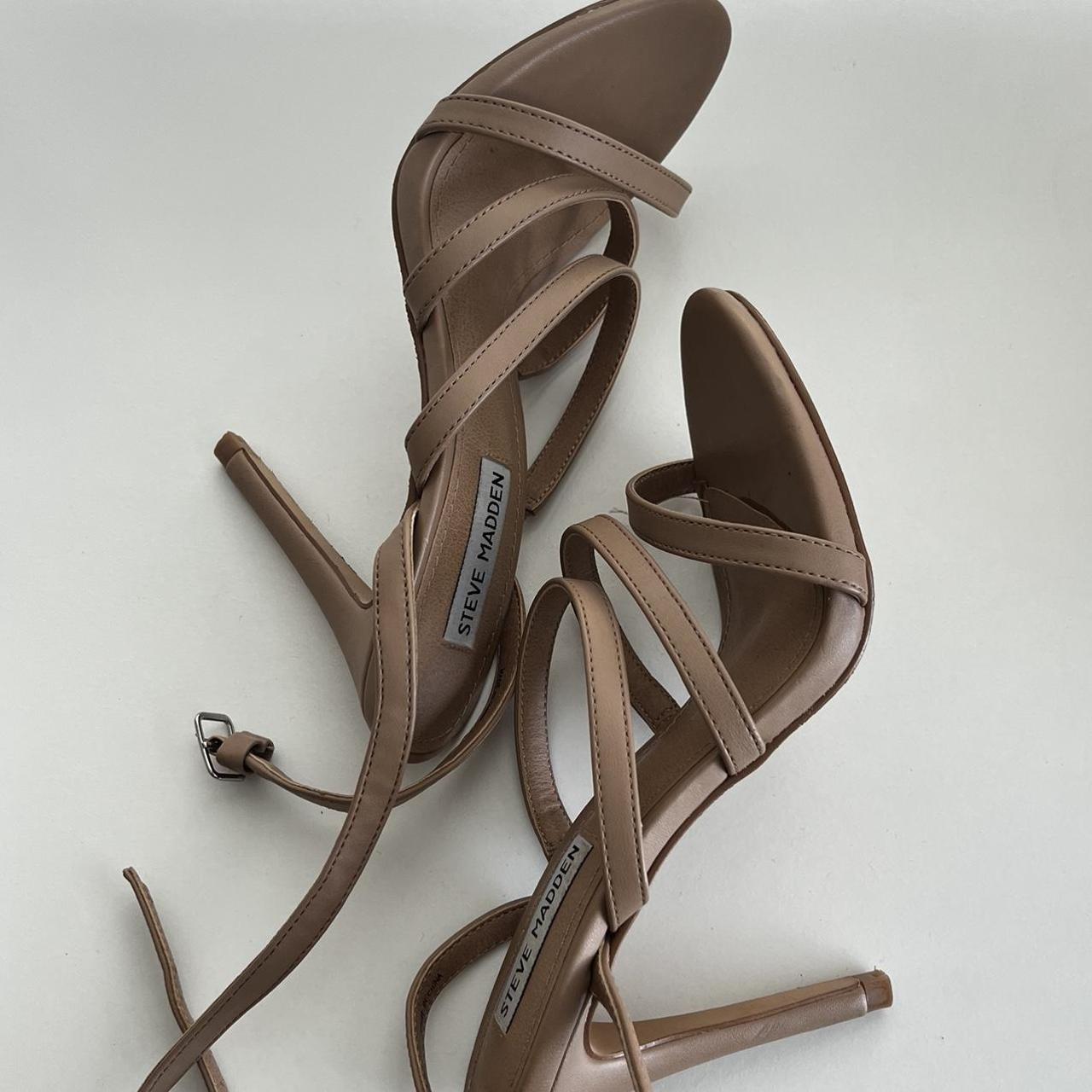 Steve madden outlet strappy nude heels