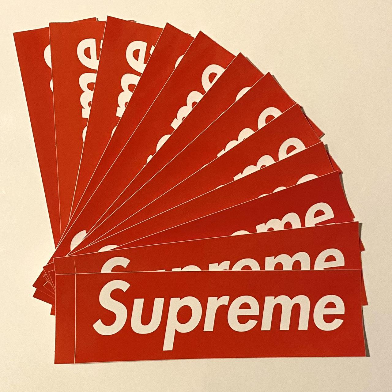 Authentic supreme stickers hotsell