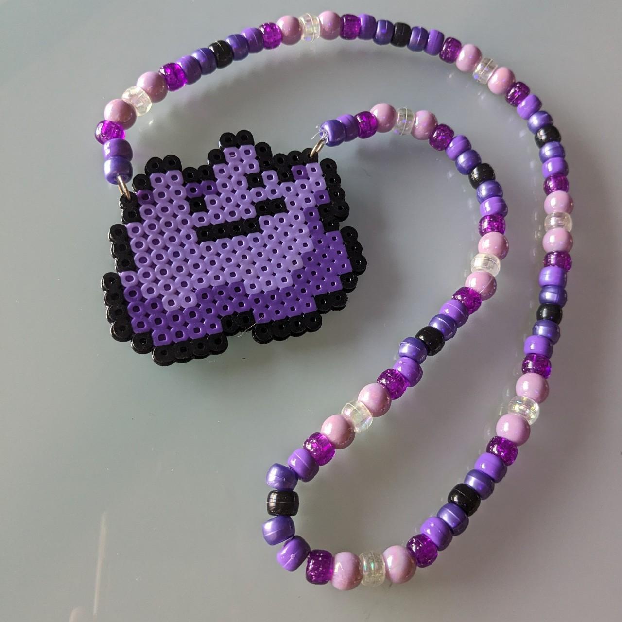 Handmade Kandi ditto rave necklace with Depop