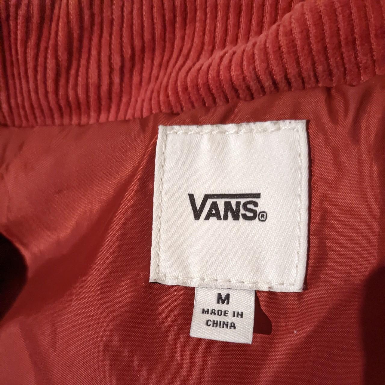 Vans Men's Red Jacket | Depop