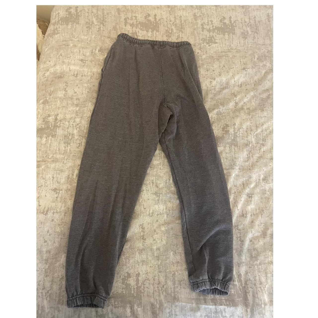 Missguided dark gray joggers size 6 Depop